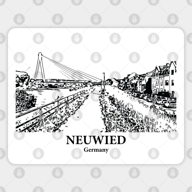 Neuwied - Germany Magnet by Lakeric